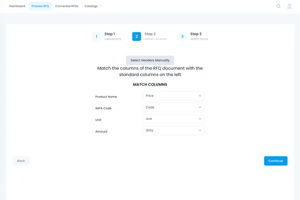 RFQ Processor For Ship Suppliers